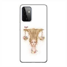 Силиконовый чехол "Весы прическа" на Samsung Galaxy A72 / Самсунг Галакси А72 Case Place