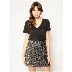 Футболка Lee V Neck Tee Черный S L41JEN01
