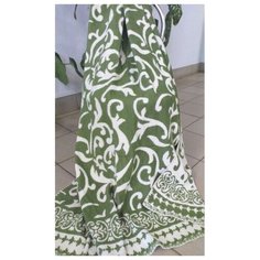 ТМ Ярослав Одеяло 100% хлопок жаккард 170х205 завиток зеленый 3_23