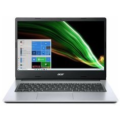 14" Ноутбук Acer Aspire 3 A314-35-P7B7 (1920x1080, Intel Pentium Silver 1.1 ГГц, RAM 4 ГБ, HDD 500 ГБ, Win10 Home), NX.A7SER.007, серебристый