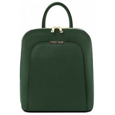 Женский рюкзак из кожи Tuscany Leather TL bag TL141631 ForestGreen