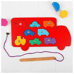 Игра с магнитами Машины, Smile Decor Р020