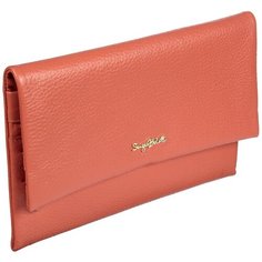 Кошелек Sergio Belotti 012-2381 verona натуральная кожа коралловый