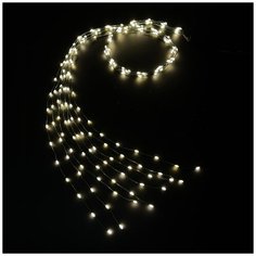 Гирлянда Luca Lighting Хвост 85436 85439, 256 ламп, белый/зеленый провод