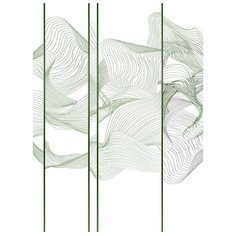 Фотообои Модный Дом "Линии хрома" 270x200 см