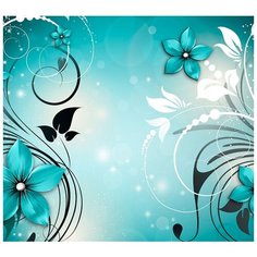 Фотообои Модный Дом "Витки заливов" 270x300 см