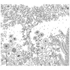 Фотообои Модный Дом "Полевая зарисовка" 270x300 см