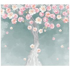 Фотообои Модный Дом "Цветущее дерево" 270x300 см