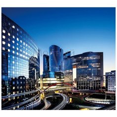 Фотообои Модный Дом "Изгибы мегаполиса" 270x300 см