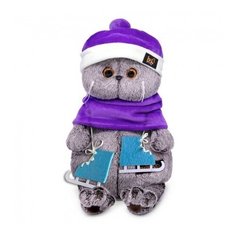 Мягкая игрушка Budi Basa в подарочной коробке - кот Басик с коньками , 25 см Basik&Co