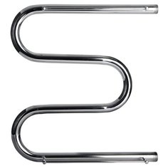 Водяной полотенцесушитель Tera М-образный с полкой 600x500 хром