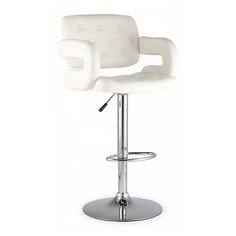 Стул STOOL GROUP Бентли, металл/искусственная кожа, цвет: белый