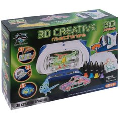 3D принтер Fitfun Toys 3D Creative Mashines белый/синий