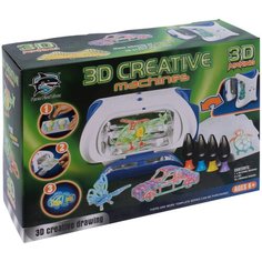 3D принтер Fitfun Toys 3D Creative Mashines белый/синий