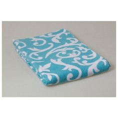 ТМ Ярослав Одеяло 100% хлопок жаккард 170х205 завиток бирюза 3_4