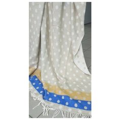 ТМ Ярослав Плед 100% хлопок жаккард 140x200 горох 1_01