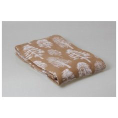 ТМ Ярослав Одеяло 100% хлопок 170x205 жаккард деревья бежевые 16_15