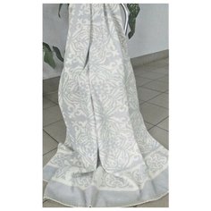 ТМ Ярослав Одеяло 100% хлопок 140x205 жаккард орнамент серый 1_31