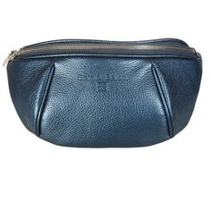 Сумка на пояс Sergio Belotti 3419 Синий металлик
