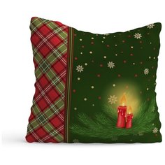 Декоративная подушка sfer. tex 35х35 см Свеча Sfer.Tex