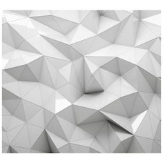 Фотообои Модный Дом "Серые изгибы графики" 270x300 см