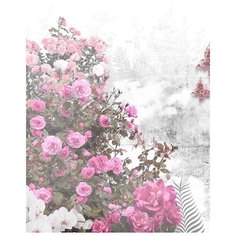 Фотообои Модный Дом "Кустовые розы в дымке" 270x200 см