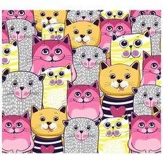 Фотообои Модный Дом "Усы и хвосты" 270x300 см