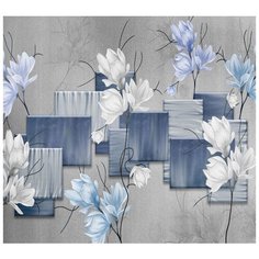 Фотообои Модный Дом "Квадратные цветы" 270x300 см