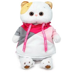 Мягкая игрушка Budi Basa в подарочной коробке - Кошечка Ли-Ли в разноцветной толстовке , 27 см Basik&Co