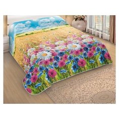 Одеяло-покрывало АртПостель Пшеничное поле, 260 х 215 см, разноцветный