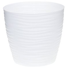 Кашпо дюна D180 мм 3 л с поддоном белый Idea (М Пластика)