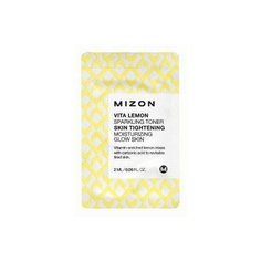 Mizon Vita Lemon Sparkling Toner 2 мл Витаминный тонер для сияния кожи