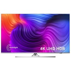 50" Телевизор Philips 50PUS8506 HDR, LED (2021), серебристый
