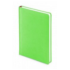 Ежедневник Альт недатированный, А5 (145 х 205 мм), зеленый флуор, 272 стр., "VELVET" , Арт. 3-115/25