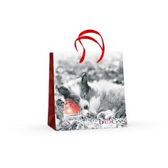 Пакет квадратный MS (16.5x16.5x9.2 см) "щенок" матовая ламинация, Арт. 2-322/05 Альт