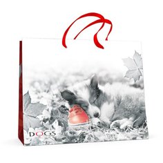 Пакет горизонтальный L (32,5х26,0x13.0 см) "щенок" матовая ламинация, Арт. 2-322/04 Альт