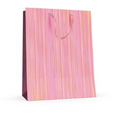 Пакет вертикальный L (26x32.5x13.0 см) "полоски" 2-х сторонняя фольга, матовая ламинация, Арт. 2-227/3 Альт