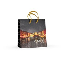 Пакет квадратный MS (16.5x16.5x9.2 см) "венеция" матовая ламинация, Арт. 2-136/05 Альт