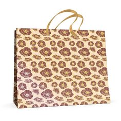 Пакет горизонтальный L (32,5х26,0x13.0 см) "маки" 2-х сторонняя фольга, матовая ламинация, Арт. 2-229/4 Альт