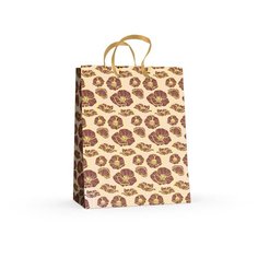 Пакет вертикальный М (17.8x22.5x10.2 см) "маки" 2-х сторонняя фольга, матовая ламинация, , Арт. 2-229/2 Альт