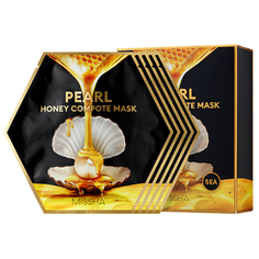 Missha Pearl Honey Compote Mask концентрированная тканевая маска, 27 г, 5 шт.