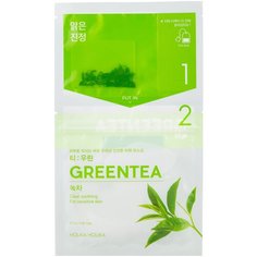 Holika Holika чай-маска Instantly Brewing Tea Bag с зеленым чаем, 27 мл