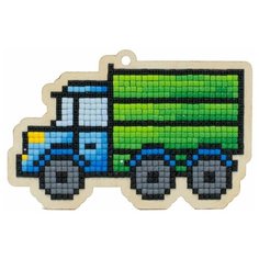 Алмазная мозаика на дереве Подвеска «Фургон», Гранни Wood