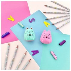 Карандаш Bruno Visconti, чернографитовый, НВ, HappyGraphix "обнимашки. Цыплята", Арт. 21-0030/54 Набор в тубе 50 шт.