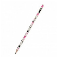 Карандаш Bruno Visconti, чернографитовый, НВ, HappyGraphix "розовые котята", Арт. 21-0030/05. Набор в тубе 50 шт.