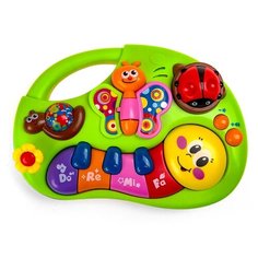 Интерактивная развивающая игрушка RTSTD Забавные букашки, зеленый