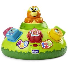 Интерактивная развивающая игрушка Chicco Говорящий крот, зеленый