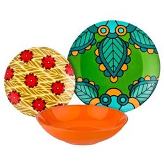 Столовый сервиз Lefard Amadeus 769-024, 6 персон, 18 предм., разноцветный