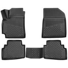 Коврики 3D в салон для KIA Seltos, 2WD/4WD, 2020- кроссовер, 4шт. (полиуретан) Element