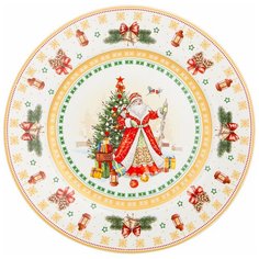 Тарелка закусочная lefard с новым годом! елка 21 см Lefard (85-1632)